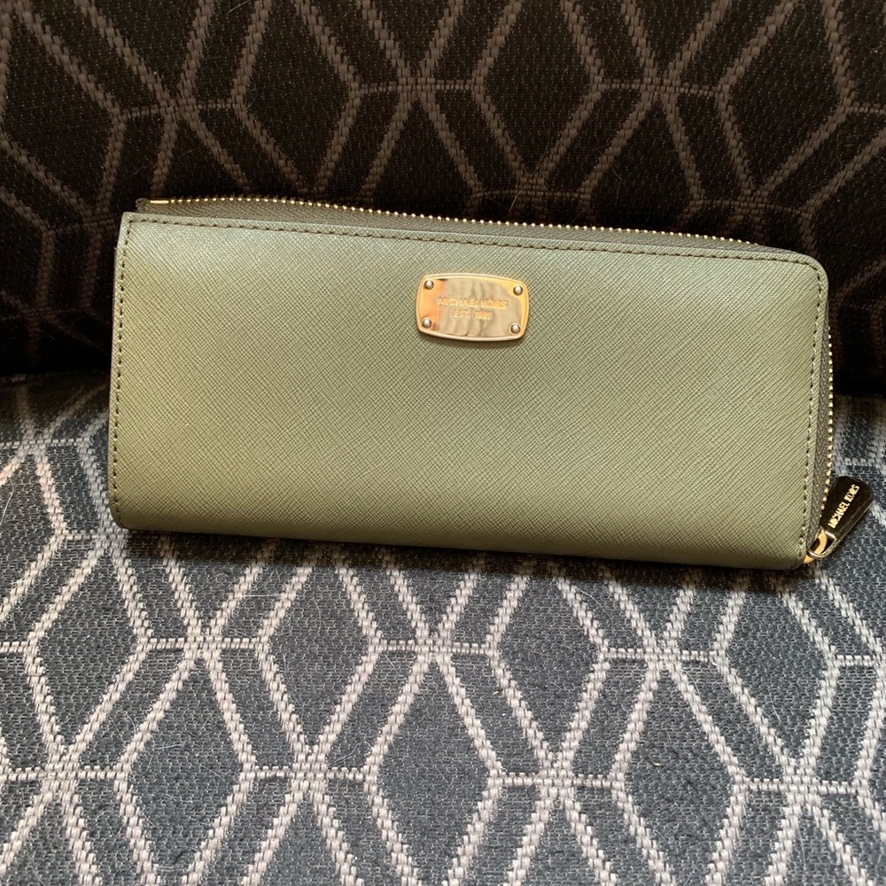 Olive green wallet